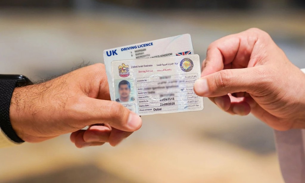 UAE driving license